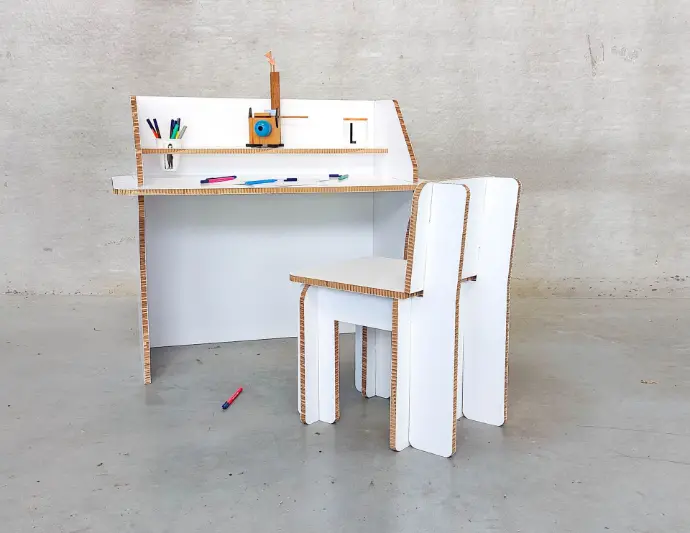 Kids school table Cardboard furniture table